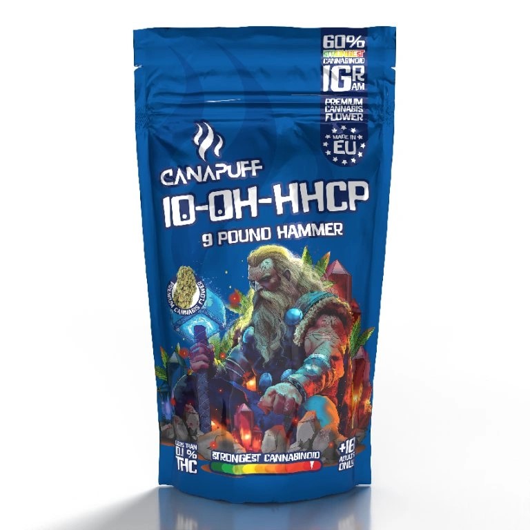 CanaPuff 10-OH-HHCP Fiore 9 libbre Hammer, 10-OH-HHCP 60%, 3 g
