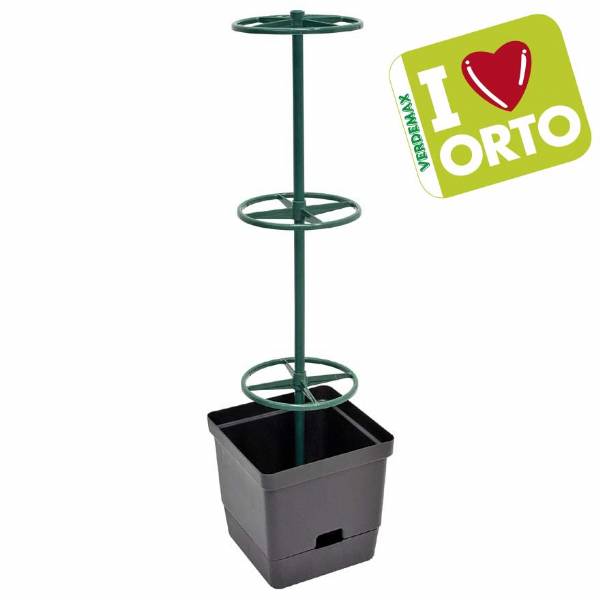 Ortovaso per rampicanti di Verdemax, della linea I LOVE ORTO