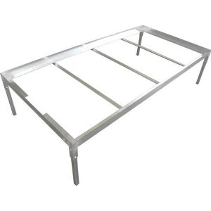 Supporto in acciaio per vassoi drenanti - 100x200cm