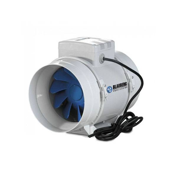 Estrattore BLAUBERG BI-Turbo 20cm + cavo - 805-1080m3/h