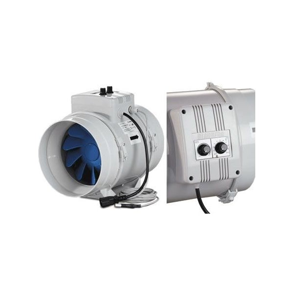 Estrattore BLAUBERG BI-Turbo 10cm + cavo - 187m3/h con Termostato