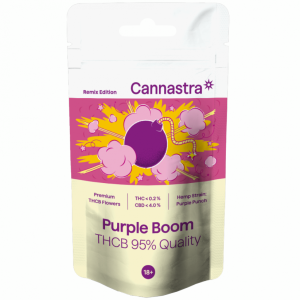 Cannastra THCB Flower Purple Boom, qualità THCB 95% 3 g