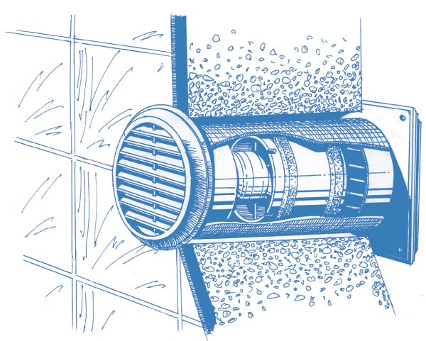 Griglia di Aerazione Blauberg Decor 125mm - immagine 3